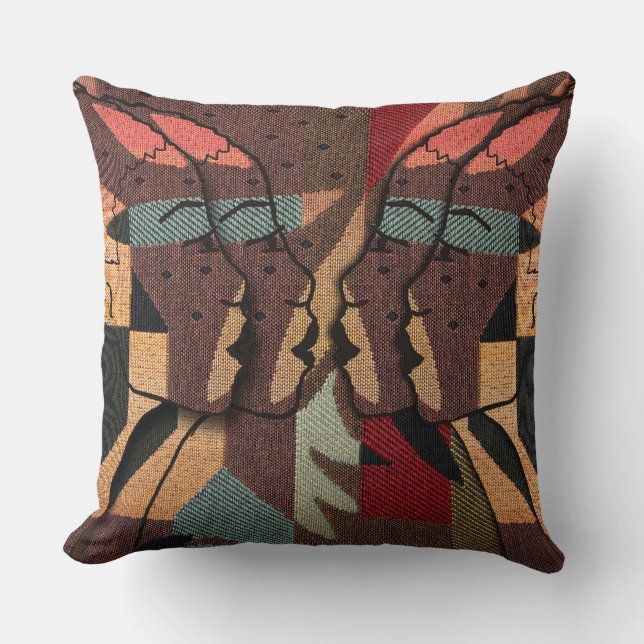 African Tapestry Cushion (Front)