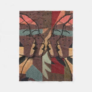 African Tapestry Fleece Blanket