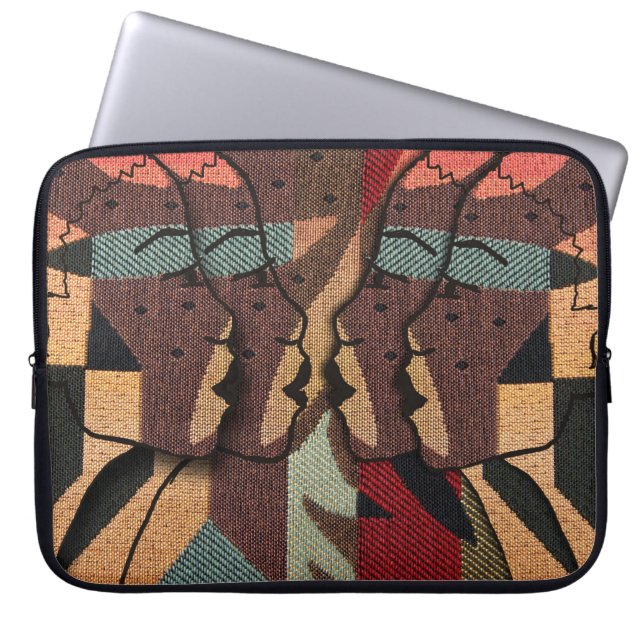 African Tapestry Laptop Sleeve (Front)