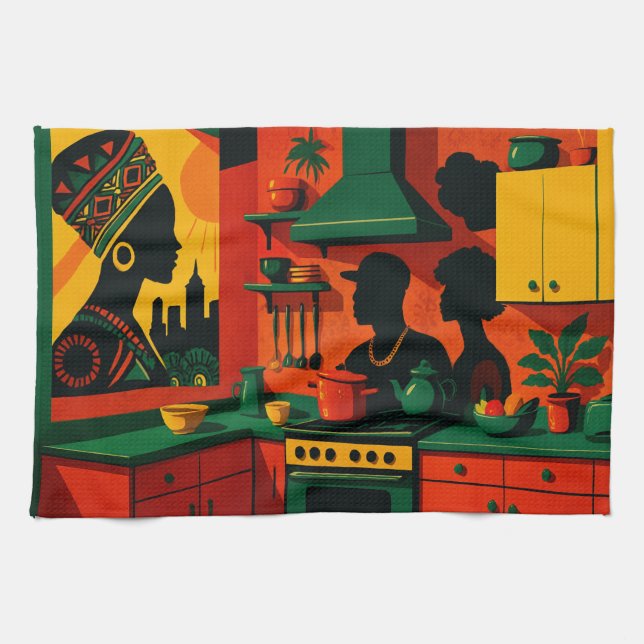 AFRICAN TEA TOWEL (Horizontal)