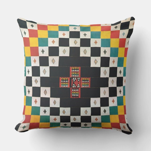 African Textile Design Cushion (Front)