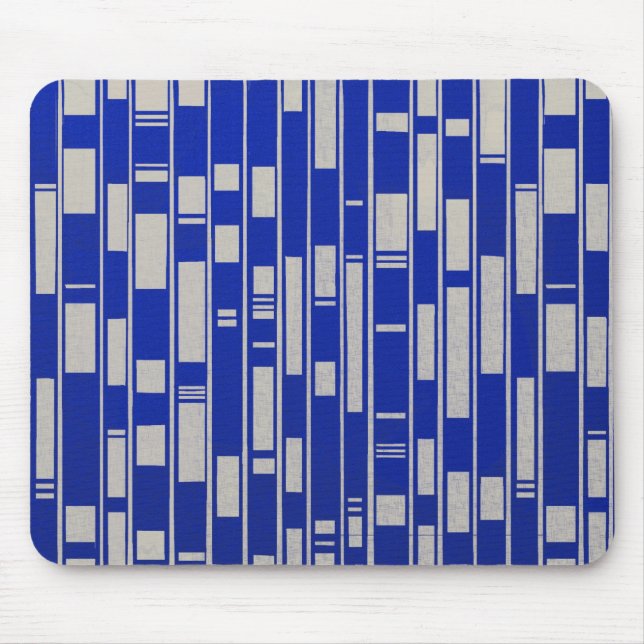 African Textile Inspired Abstract - V2 Mouse Pad (Front)
