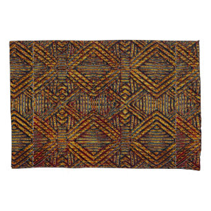African Textile Vibes – Rough-Print Pillow Case