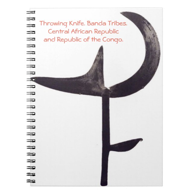 African Throwing Knife Design Notebook (Front)