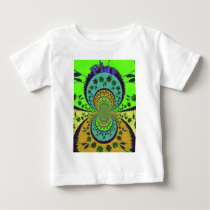 African Traditional Colours Kaleidoscope Floral Ar Baby T-Shirt
