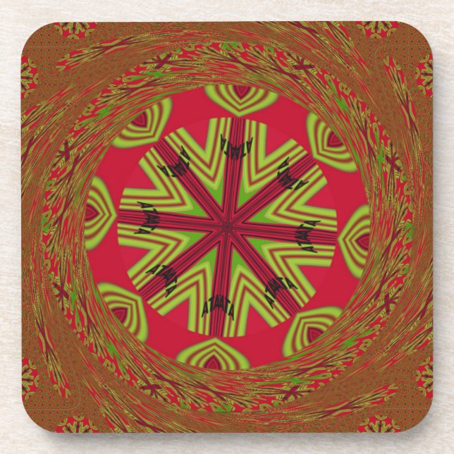 African Traditional Design Coaster (Front)