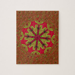 African Traditional Design Jigsaw Puzzle
