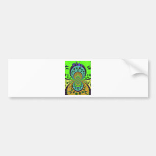 African Traditional Hakuna Matata Colours.png Bumper Sticker