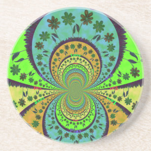 African Traditional Hakuna Matata Colours.png Coaster