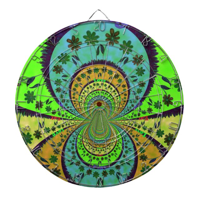 African Traditional Hakuna Matata Colours.png Dartboard (Front)