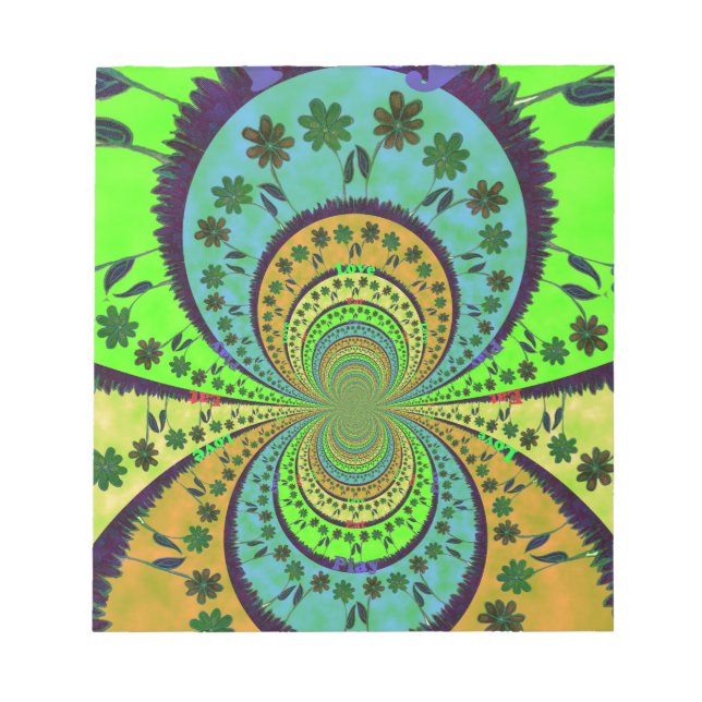 African Traditional Hakuna Matata Colours.png Notepad (Front)