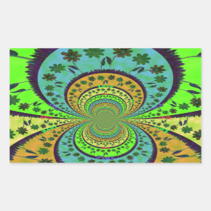 African Traditional Hakuna Matata Colours.png Rectangular Sticker