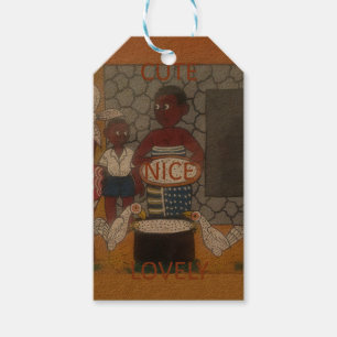 African Traditional Homestead Lifestyle Gift Tags