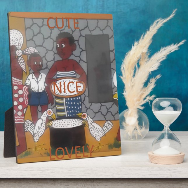 African Traditional Homestead Lifestyle Plaque (Side)