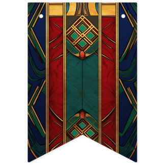 African Traditional Patter Bunting Banner