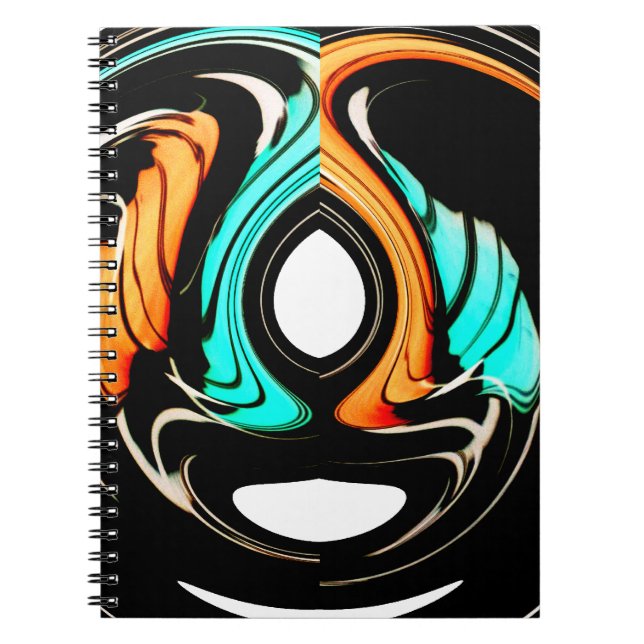 African Traditional Pattern Art Print Notebook (Front)