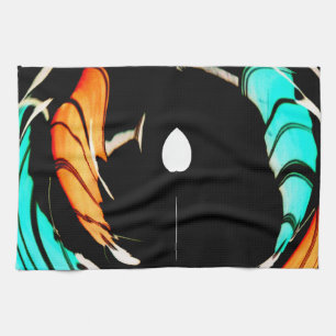 African Traditional Pattern Art Print Tea Towel