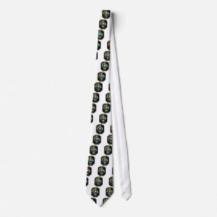 African Traditional Pattern Art Print Tie