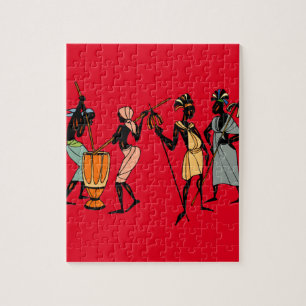 African tribal art jigsaw puzzle