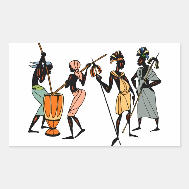 African tribal art stickers (Front)