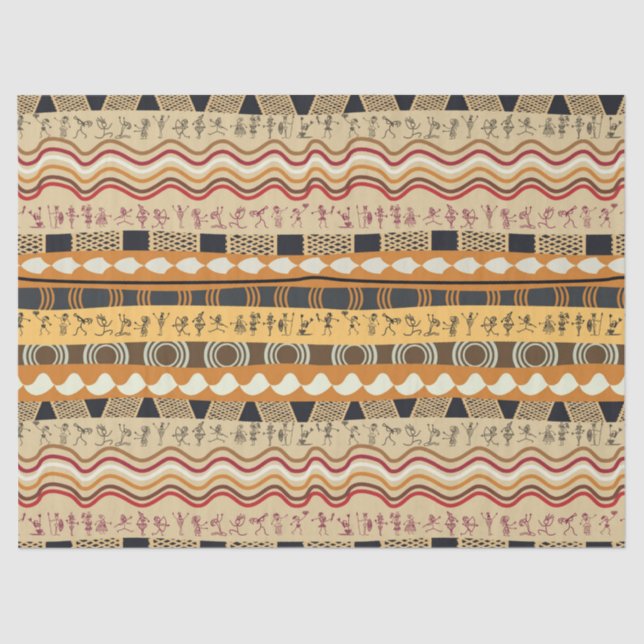 AFRICAN TRIBAL ART TISSUE PAPER (Front)