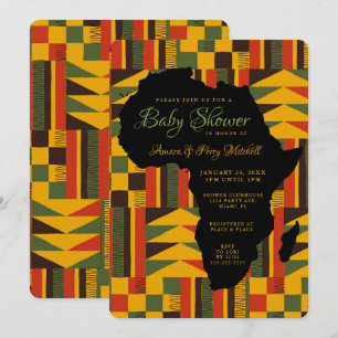 African Tribal Baby Shower Invitation