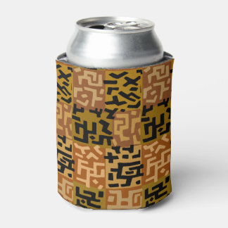 African Tribal BaKuba Can Cooler