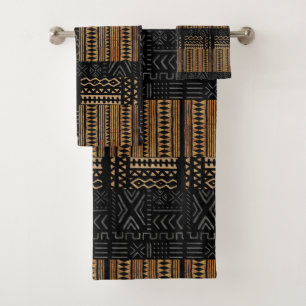 African Tribal Bath Towel Set