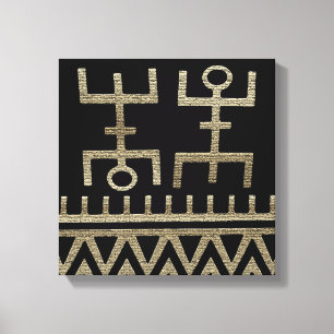 African Tribal Dance Canvas Print