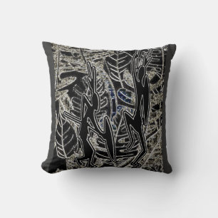 African Tribal Dance Cushion