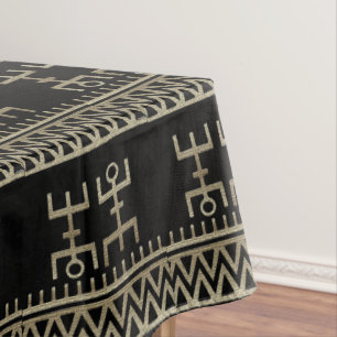 African Tribal Dance Tablecloth