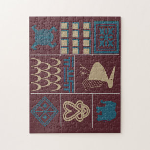 african tribal jigsaw puzzle