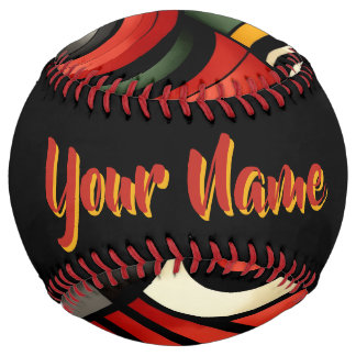 African Tribal Love (personalise) Softball