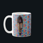 African Tribal Mask Blue Yellow Kente Coffee Mug<br><div class="desc">African Tribal Mask Blue Yellow Kente Cloth Coffee mug for your home,  apartment or office. Great birthday or thank you gift for mum or dad.</div>