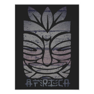 African Tribal Mask Photo Print