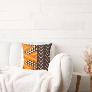 African Tribal Mud Cloth Cushion