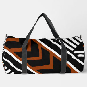 African Tribal mud cloth inspired duffel bag