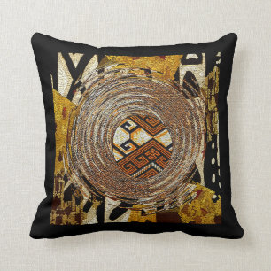 African Tribal Mud Cloth Print Cushion