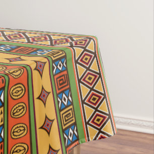 African Tribal pattern dining tablecloth