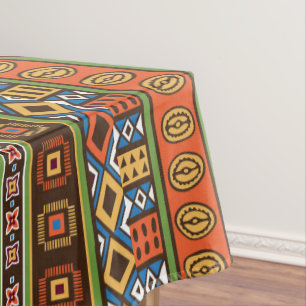 African Tribal pattern dining tablecloth