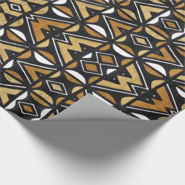 African Tribal Pattern Gift  Wrapping Paper (Corner)