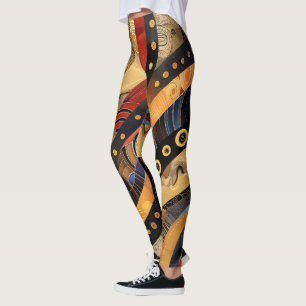 African Tribal Pattern Leggings