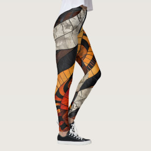 African Tribal Pattern Leggings