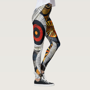 African Tribal Pattern Leggings