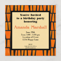 African Tribal Pattern Party