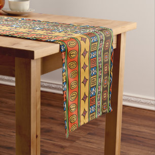 African Tribal Pattern table runner