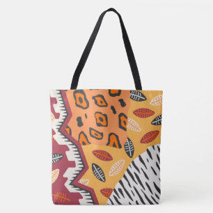 African Tribal Pattern Tote Bag