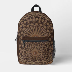 African Tribal Print Backpack