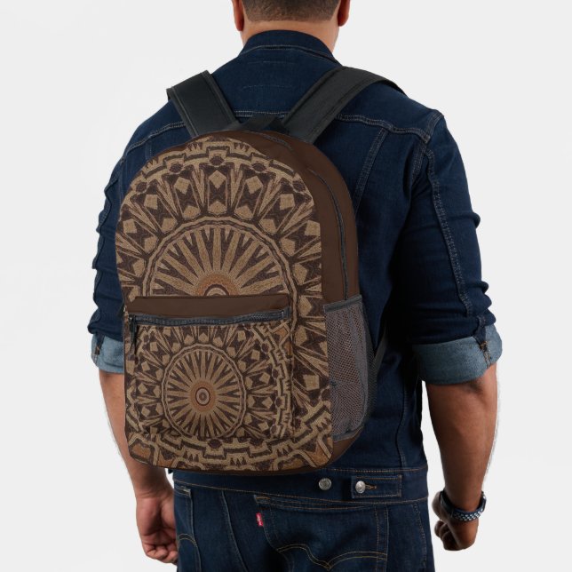 African Tribal Print Backpack (Insitu (Model))