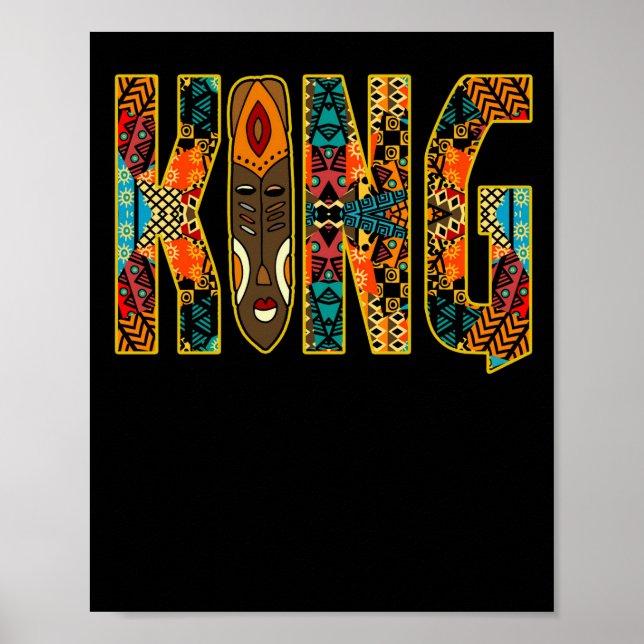 African Tribal Print King Afrocentric (Front)